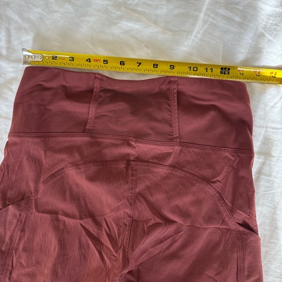 Athleta Deep Red Leggings - Picture 6 of 7